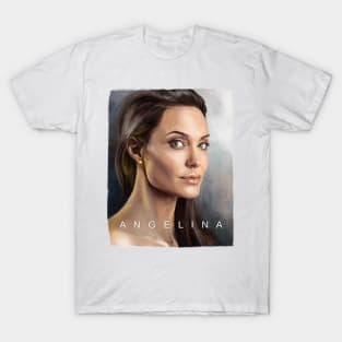 Angelina Jolie portrait T-Shirt